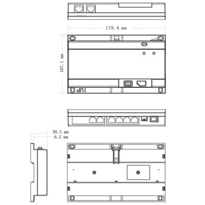 Power Over Ethernet Switch for IP Intercoms