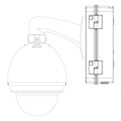 Adapter/Junction Box for PTZ Dome Cameras - VSBKTA140