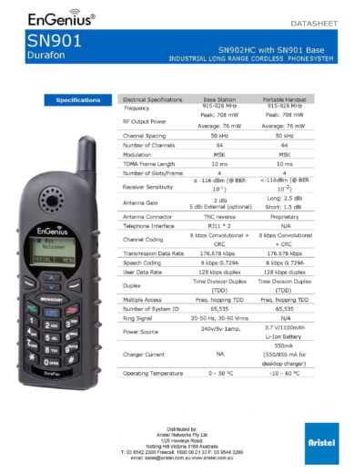 EnGenius Durafon 1x Long Range Wireless Comms - Image 2