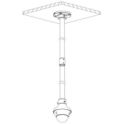 760mm Ceiling Mount Dome Bracket - VSBKTB220C