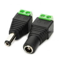 DC Power Connector Pair to Mini Terminal Block