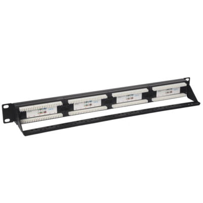 24-Port CAT6 Patch Panel (1U) - RMC-PP24-6