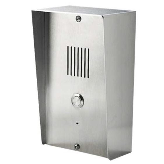 A 4G audio door station for anywhere where connecting a network is difficult or temporary installation required. Works with all networks. The Aristel 4G Intercom and Access Control solution provides an audio intercom with calls to mobile.  The intercom can call up to 3 numbers (mobile or landline).  It can be programmed with numbers that will cause the gate to open without answering when called.  Essentially it detects the caller ID and opens the gate for no call cost.