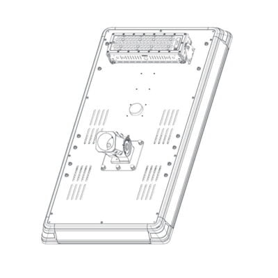 30W Microwave Sensor Solar LED Street Light - SSL-B30MC