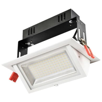 38W Premium Rectangular Adjustable LED Downlight (3000K)