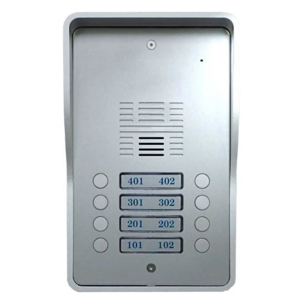 LTE 4G Door Intercom - 8 buttons - 2 doors