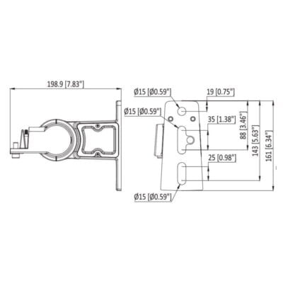 Pole Adjustable Bracket for LSL-B Street Lights