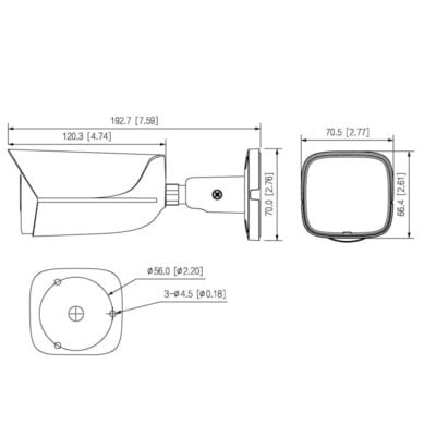 Professional AI Series 4.0MP Fixed Bullet