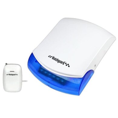 Watchguard Wireless Siren & Strobe with Backup Battery