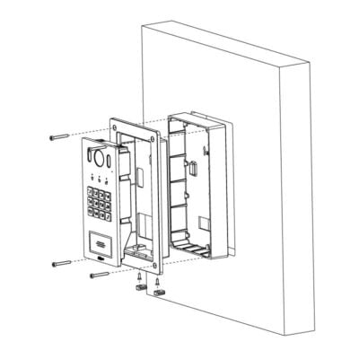 Flush Mount Box for INTIPADSD & INTIPRDSD