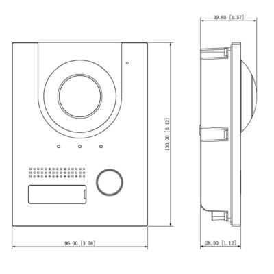 Residential PoE IP Intercom Door Station