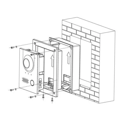 Residential PoE IP Intercom Door Station