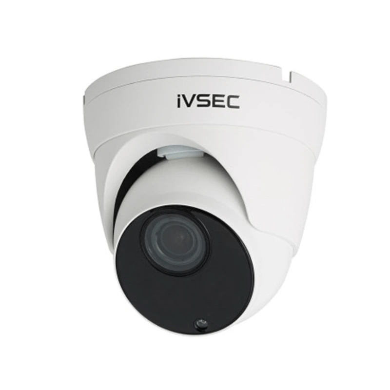 IVSEC Dome IP Cam, 5MP @ 15fps, 2.8mm - 12mm Lens, 40m IR