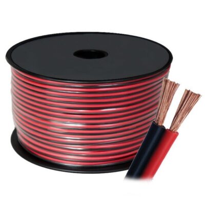 100m Figure 8 Cable (24/0.75mm) - Red / Black