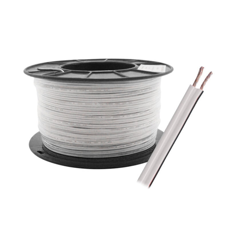 Figure 8 Cable | 100m | White | 24/0.20mm | 0.75mm²