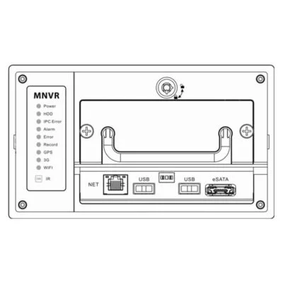 Professional 8 Channel Mobile NVR with GPS, 4G & WiFi