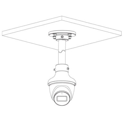 Professional AI Series 6.0MP Fixed Turret Dome