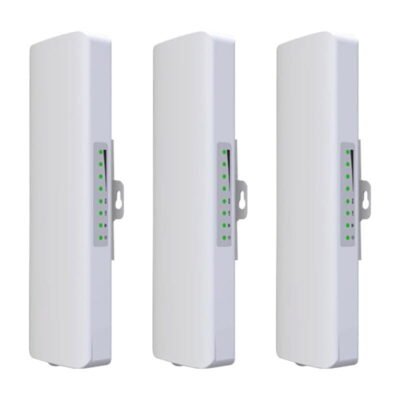 3 x Preconfigured 900Mbps 5.8GHz Wireless Bridge