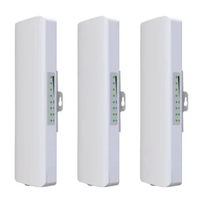 3 x Preconfigured 900Mbps 5.8GHz Wireless Bridge