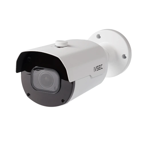 IVSEC Bullet IP Camera, 8MP @ 20fps, Motorised 2.8mm - 12mm Lens, POE, IP66, 45m IR AI