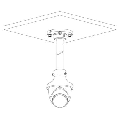 Professional AI Series 8.0MP Fixed Deterrence Turret