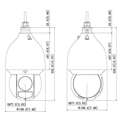 Professional AI Series 2.0MP 25x Zoom PTZ Dome