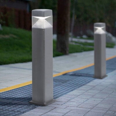 Ester 10W Square LED Bollard (Grey)