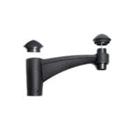 Midipilar Pole Bracket - Single (Black)