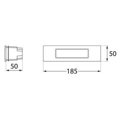 Nina 7.5W Recessed LED Lamp (Grey) - FU-NIN-7G