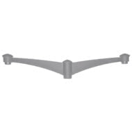 Pilar Pole Bracket - Double (Grey)