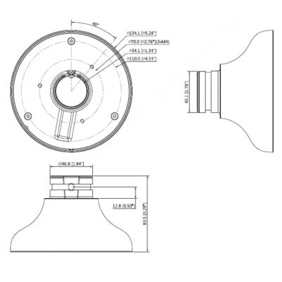 Adapter for Ceiling & Wall Mount Brackets