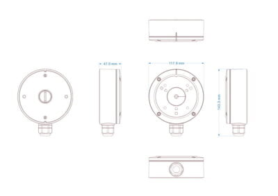 Small Water-proof Junction Box - PR-JB12IP66