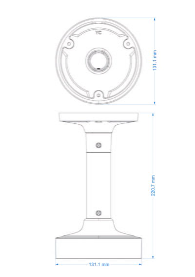 Large Straight Bracket - PR-CB50