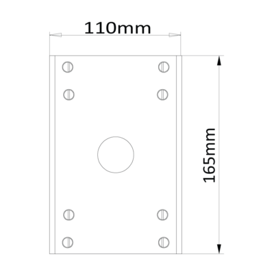 Pole Mount Bracket - PR-B50PB