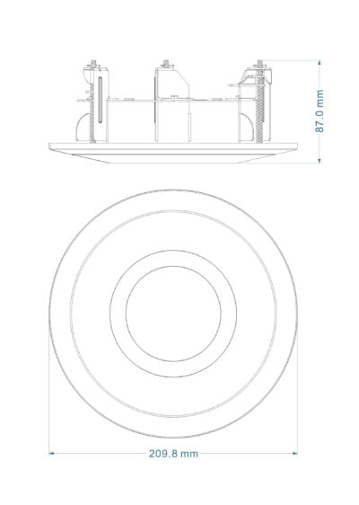 Small In-Ceiling Bracket - PR-ICB21