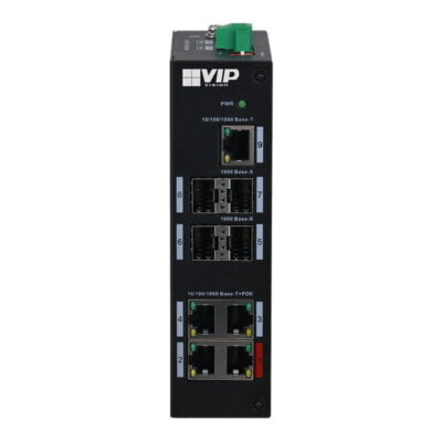 9-port Unmanaged Gigabit Fibre Access PoE Ethernet Switch