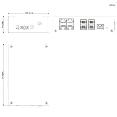 9-port Unmanaged Gigabit Fibre Access PoE Ethernet Switch