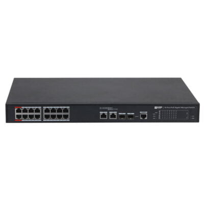 16-port Managed Gigabit Hi-PoE Ethernet Switch