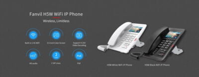 Fanvil H5W Hotel IP Phone - Black