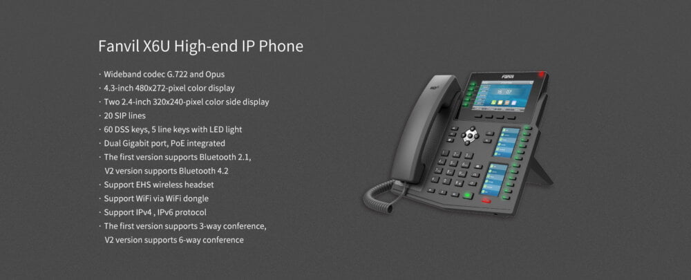 Fanvil X6U High-end IP Phone