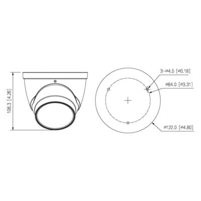 Professional AI Series 4.0MP Motorised Turret