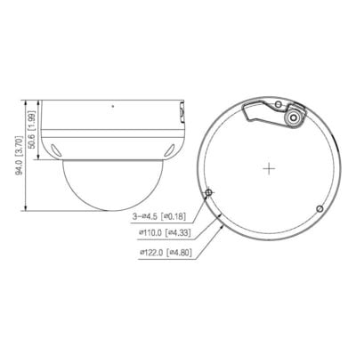 Professional AI Series 4.0MP Motorised Vandal Dome