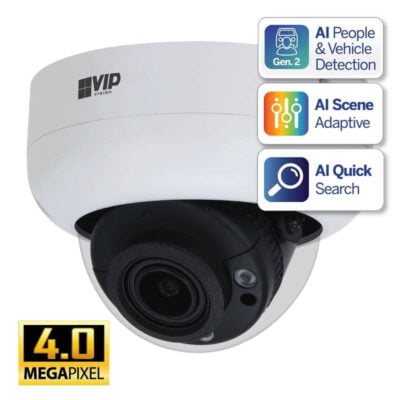 Professional AI Series 4.0MP Motorised Vandal Dome