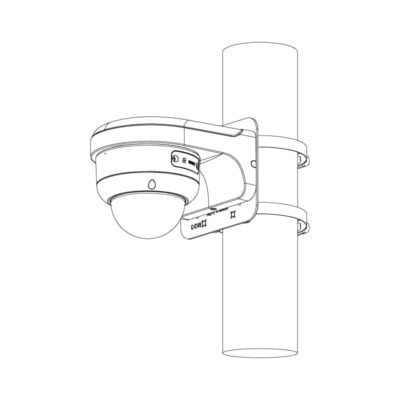 Professional AI Series 6.0MP Fixed Vandal Dome