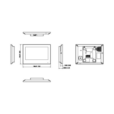 Residential Series Touchscreen IP Intercom Monitor (Black)