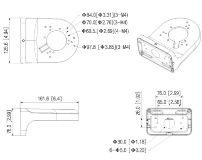 Wall Mount Camera Bracket