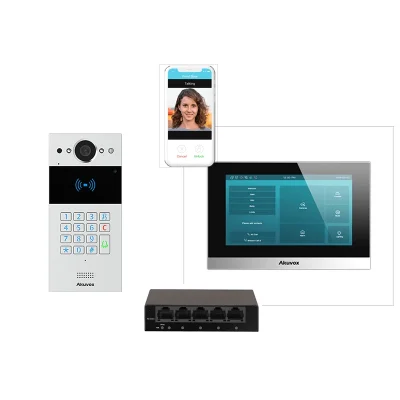 akuvox-complete-residential-intercom-kit-r20k-c313se-poe