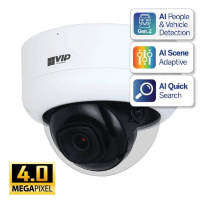 Professional AI Series 4.0MP Fixed Vandal Dome