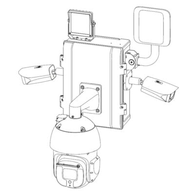 Adapter/Junction Box for Bullet & PTZ Cameras