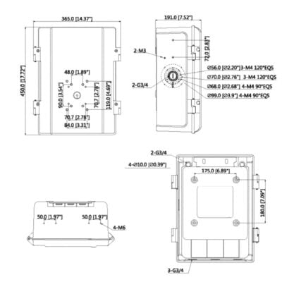 Adapter/Junction Box for Bullet & PTZ Cameras